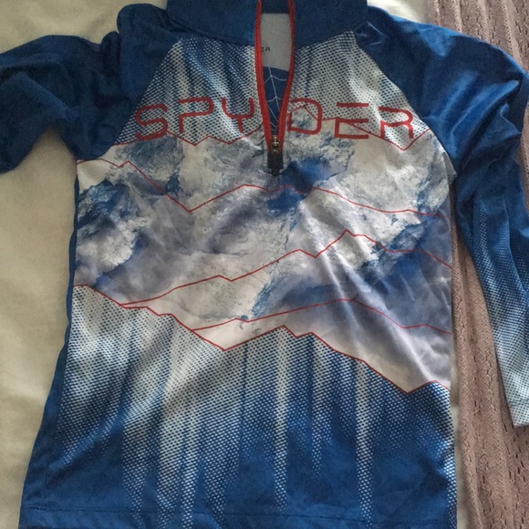 Spyder boy ski base layer top size small(EUC) - Picture 6 of 6